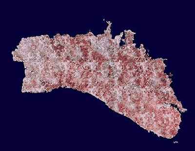 Menorca from space